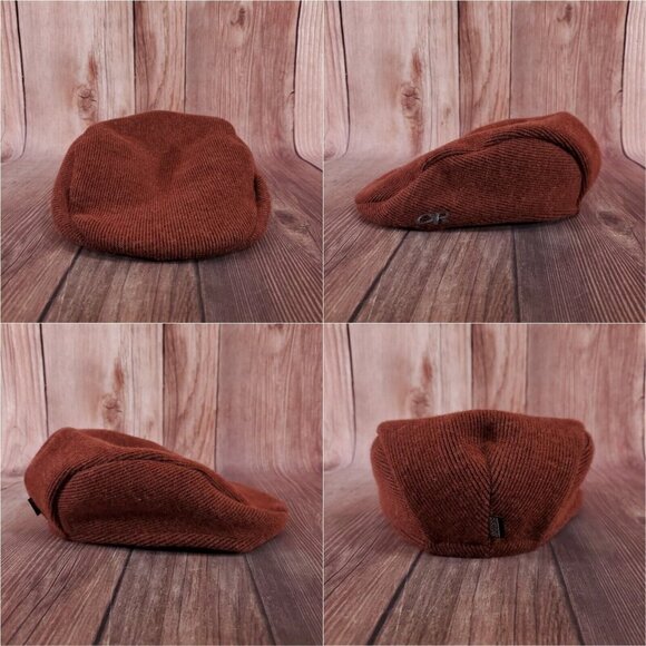 Outdoor Research Pub Cap Mens Size S/M Ear Flaps Wool Blend Brown Winter Hat - Picture 5 of 15